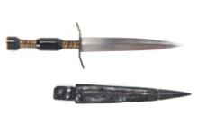 German WWII Vintage Knife w/ Scabbard