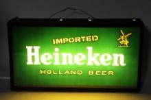 Vintage Heineken Beer Lit Advertising Sign