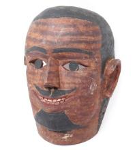 Handsome Wood Carved Batak Mask