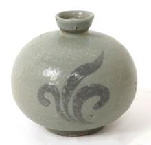 Beautiful Korean Celadon Glazed Perfume Bottle