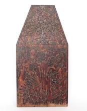 Indonesian Wood Kris Dagger Storage Panel