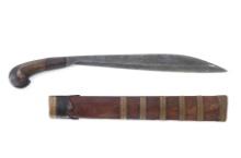 Fine Visayan Ginunting Short Sword & Scabbard