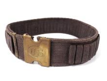 1881 US 45/70 Blue Cartridge Web Belt & Buckle