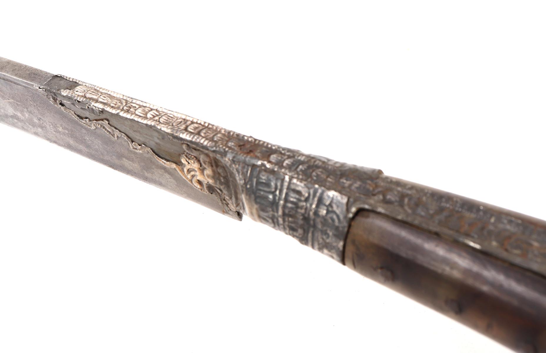 Ottoman Yataghan Sword w/ Scabbard