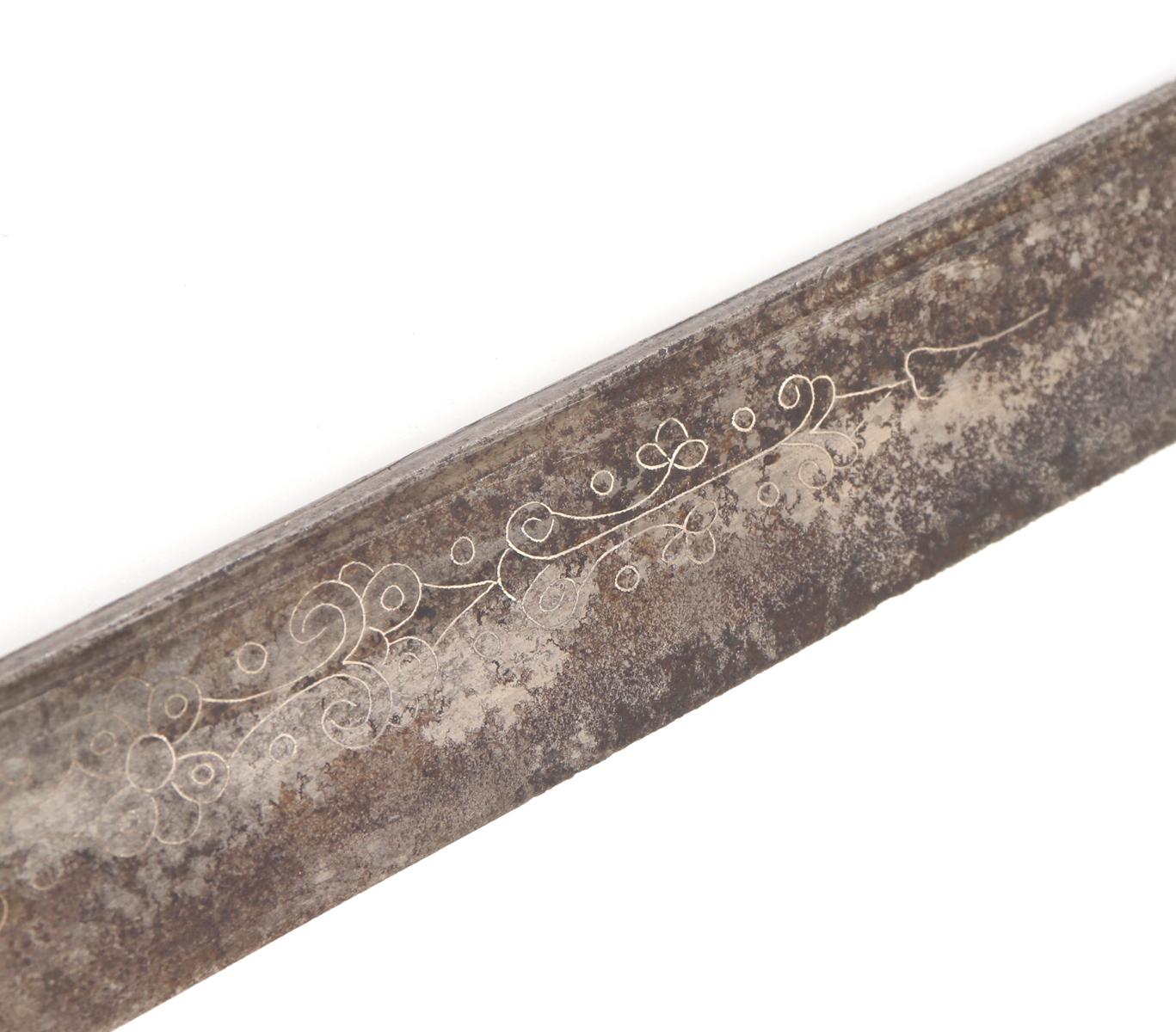 Ottoman Yataghan Sword w/ Scabbard