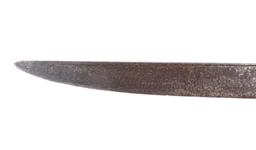 Ottoman Yataghan Sword w/ Scabbard