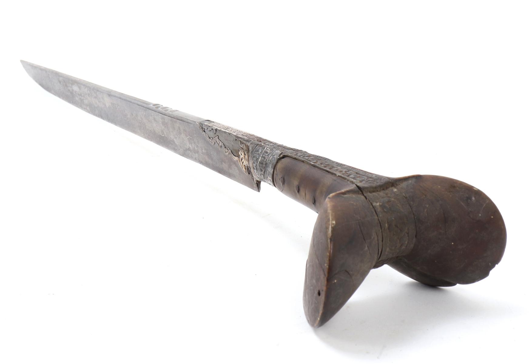 Ottoman Yataghan Sword w/ Scabbard