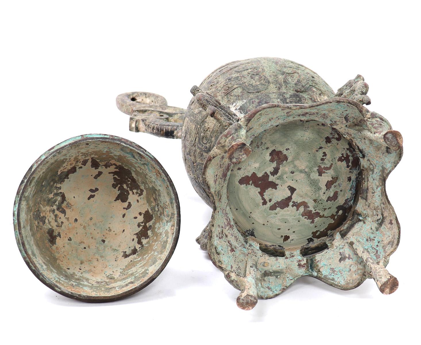 Massive Archaistic Chinese Bronze Vessel