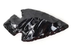 Large Fine Obsidian Spearhead