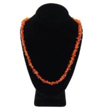 Lovely Chip Seed Amber Necklace