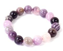 Wonderful Natural Amethyst Beaded Bracelet