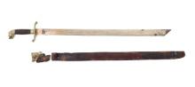 Spanish Colonial Bear Pommel Sword w/Sheath
