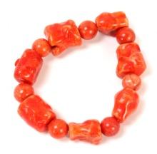 Lovely Natural Coral Beaded Necklace