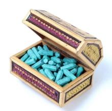 Fine Collection of Turquoise Hexagonal Points