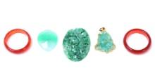 Nice Collection of Chinese Jewelry and Plaque