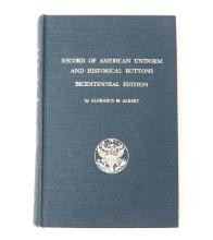 "Record of American uniform and Historical Buttons" Book