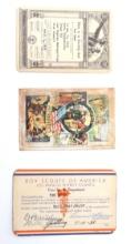 Trio of Boy Scouts of America Memorabilia