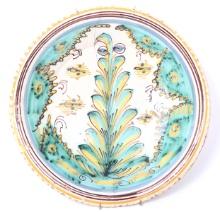 Scarce El Puente Del Arzobispo Pine plate, Early 19th c.