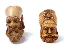 Two Meerschaum Pipe Heads