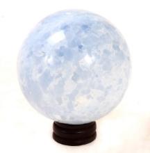 Gorgeous Aquamarine Sphere on Stand