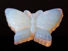 Lovely Raw Opal Carved Butterfly