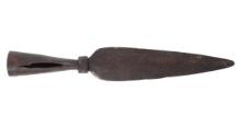 Chinese Iron Spear Head, Qing Dynasty 1644-1912