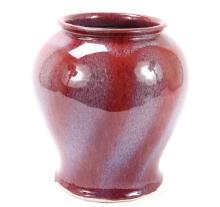 Beautiful Porcelain Red & Purple Glazed Vase