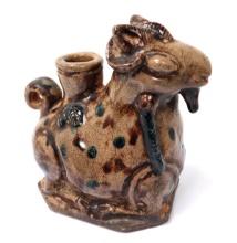 Adorable Crackle Glazed Chinese Goat