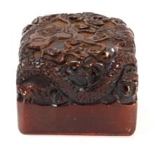 Chinese Wood Carved Seal Stamp