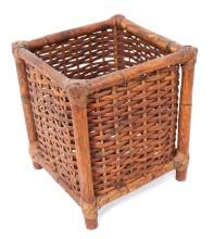 Handmade Filipino Bamboo & Rattan Basket