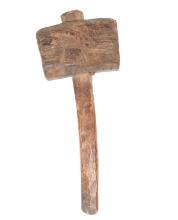 Primitive Wood Carpenter Sledge Hammer