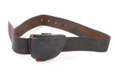 Confederate "CS" Belt & Pouch