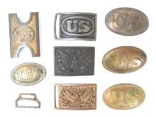 Collection of US Belt Buckles