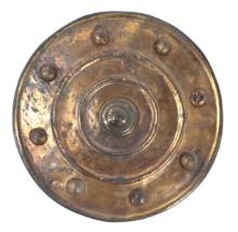 Gilt Brass Buckler Shield, 19th-20th C.