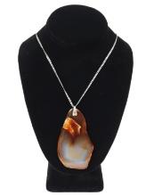 Beautiful Large Slate Agate Pendant