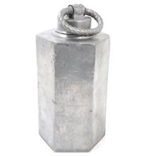 Hexagonal Pewter Vessel