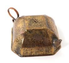 Chinese Squat Copper or Brass Teapot Water Dropper