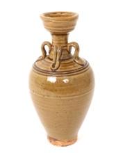 Beautiful Unique Yellow Glazed Korean Jug