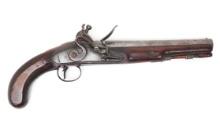 English Military Flintlock Pistol, circa 1800s