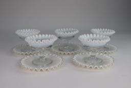 Fenton Dessert Cups with Plates