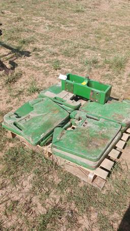 JOHN DEERE TRACTOR WEIGHTS