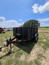BUMPER PULL  DUMP TRAILER