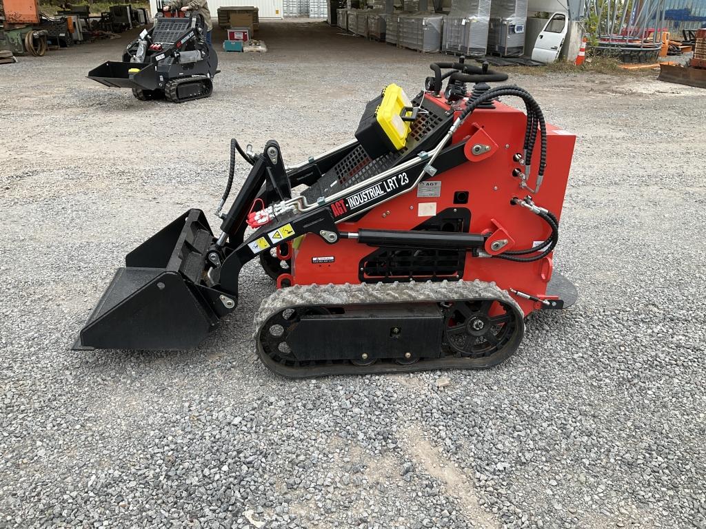 New AGT LRT23 Mini Skid Steer Loader Red