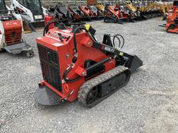 New AGT LRT23 Mini Skid Steer Loader Red
