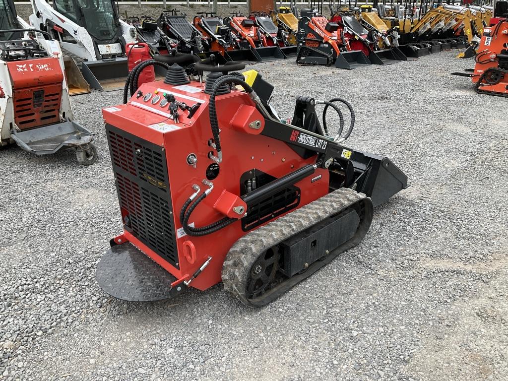 New AGT LRT23 Mini Skid Steer Loader Red