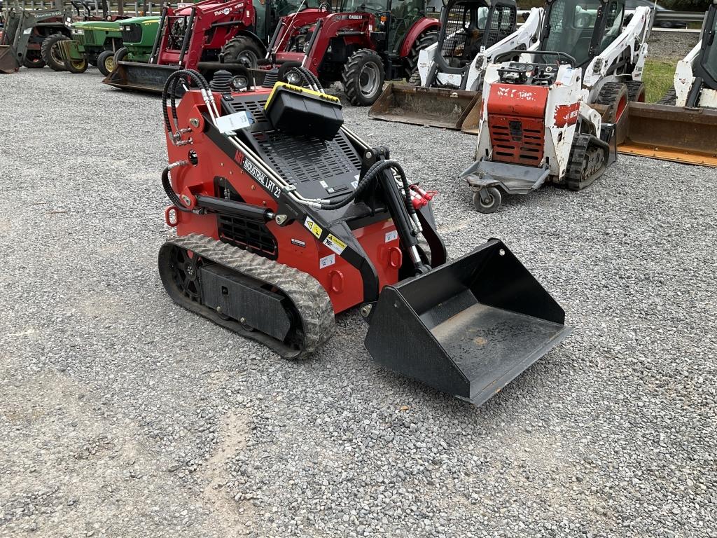 New AGT LRT23 Mini Skid Steer Loader Red