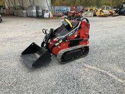 New AGT LRT23 Mini Skid Steer Loader Red