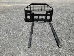 New Set of Adjustable Forklift Forks