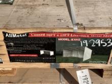 All Metal 20' x 12' Livestock Shed