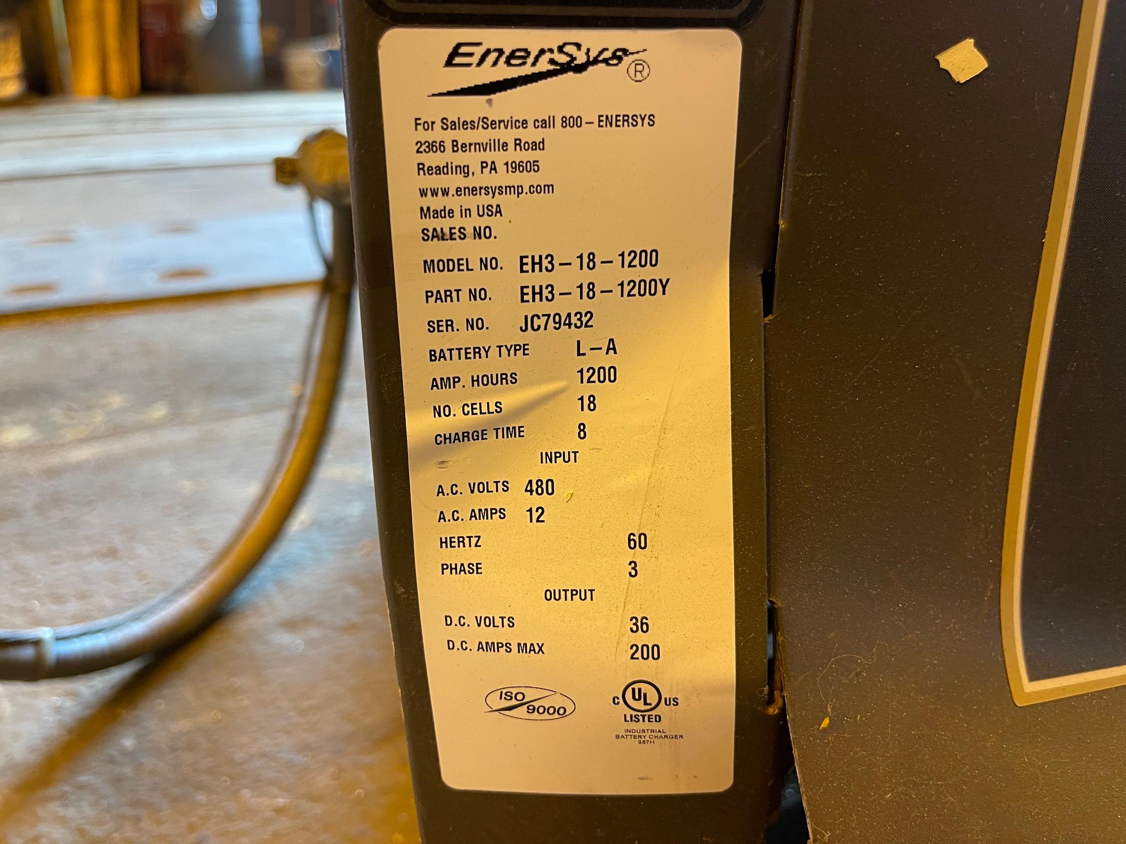 Enforcer 36V Forklift Battery Charger (CG12)